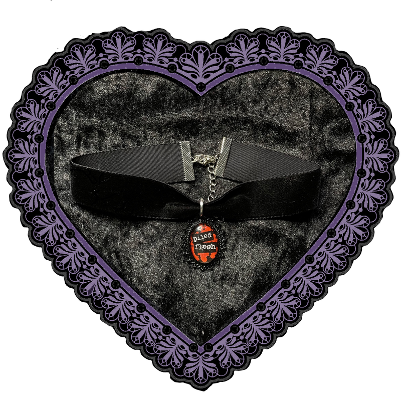 PILED FLESH GOTHIC CHOKER