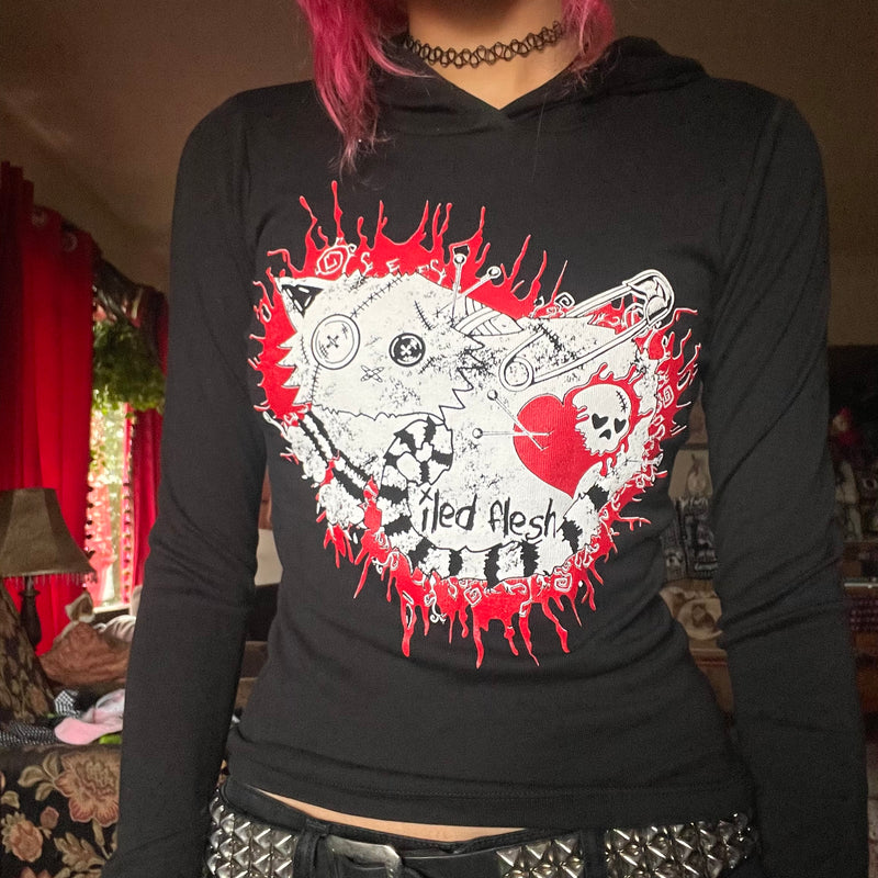 KREEPY KAT SLIM HOODIE
