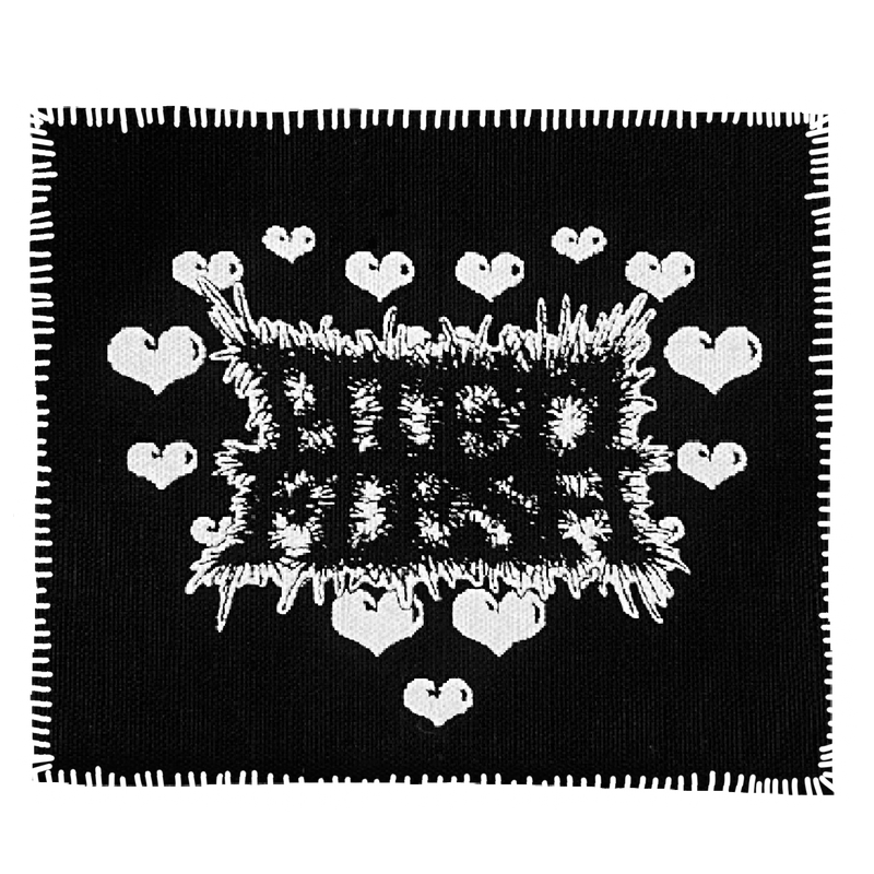 PILED FLESH HEARTS PATCH