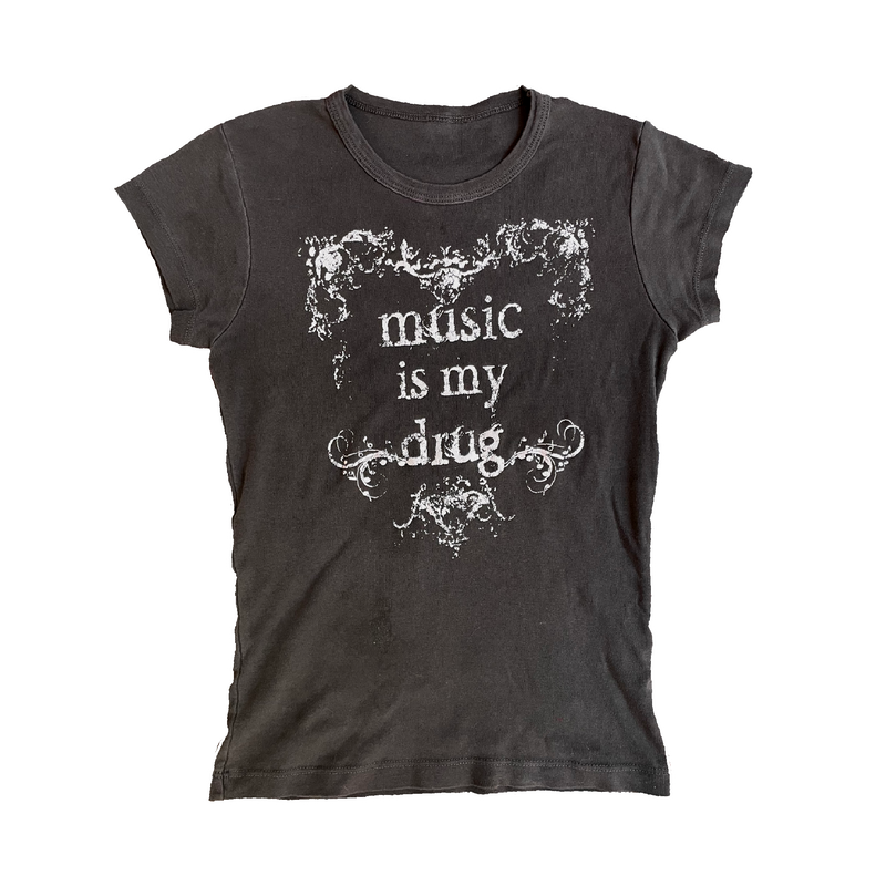 MUSIC IS MY DRUG BABY TEE