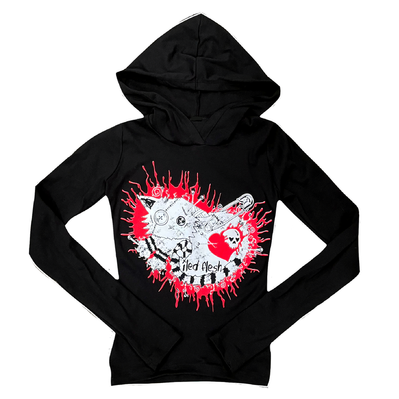 KREEPY KAT SLIM HOODIE