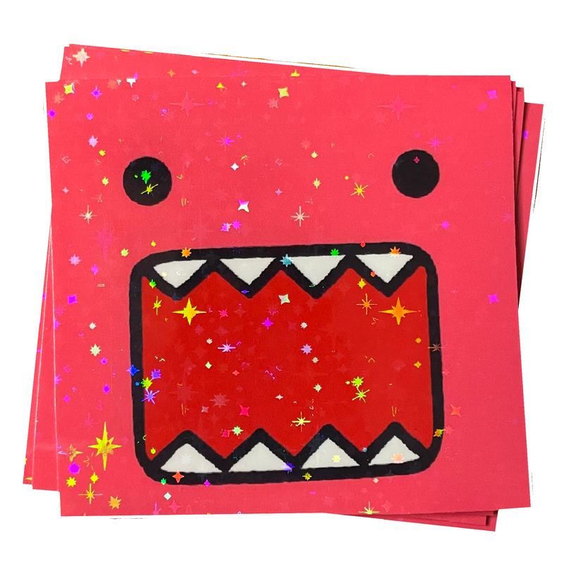 PINK DOMO STICKER