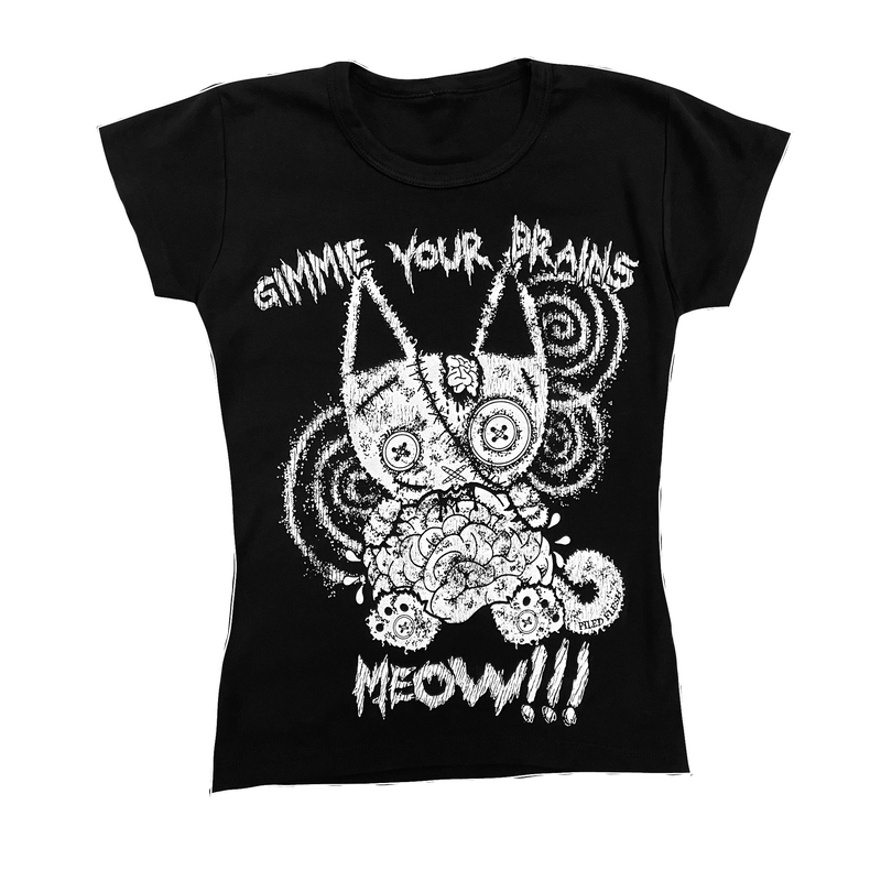 GIMME YOUR BRAINS MEOW! BABY TEE