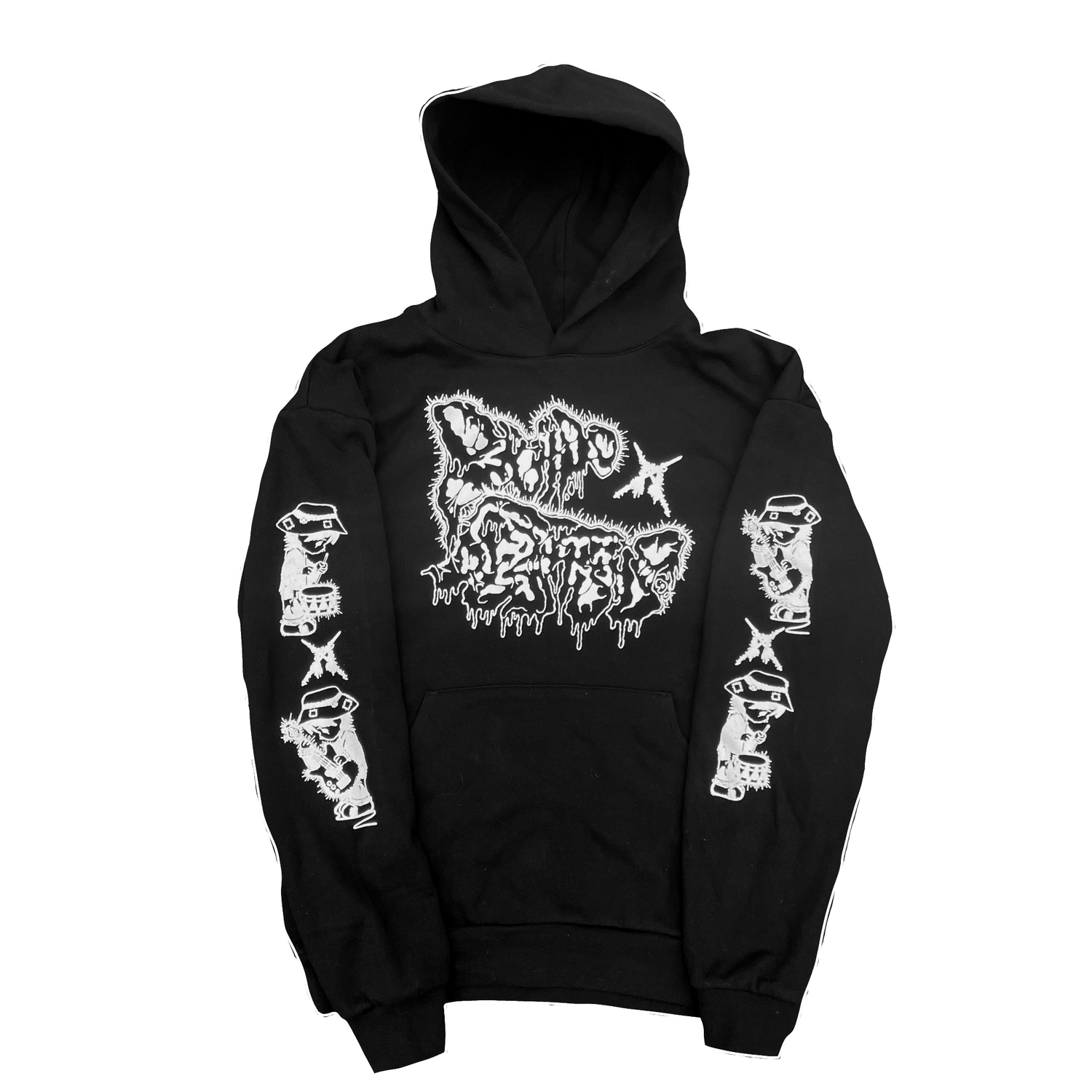 RUIDO DESTRUIDO SLEEVE HOODIE