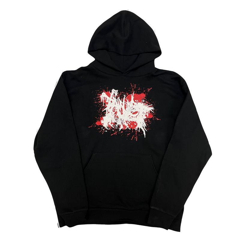 AMULET BLOOD SPATTER DOUBLE PRINT HOODIE