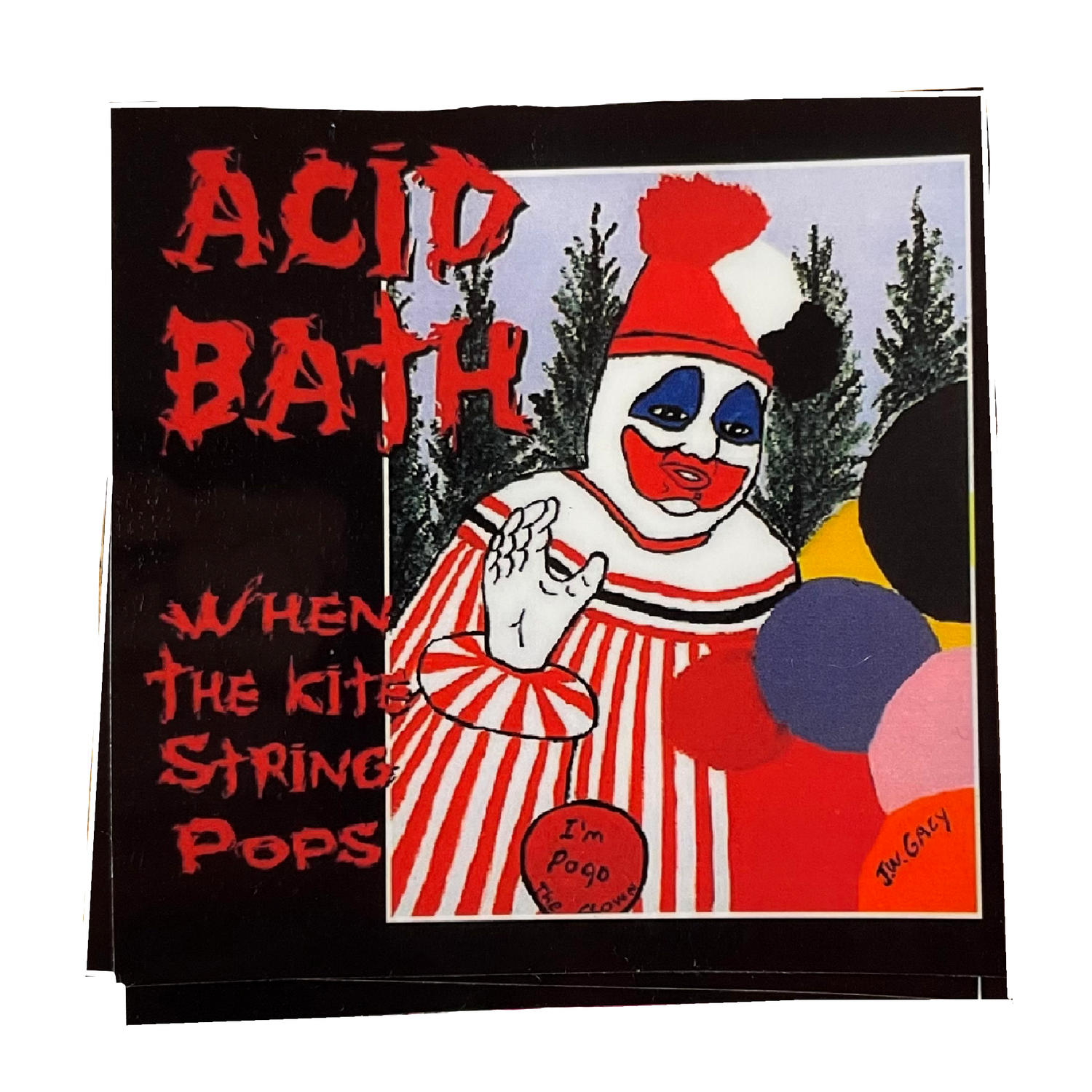 ACID BATH STICKER