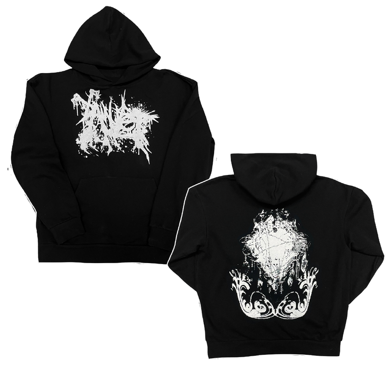 AMULET LOGO DOUBLE PRINT HOODIE