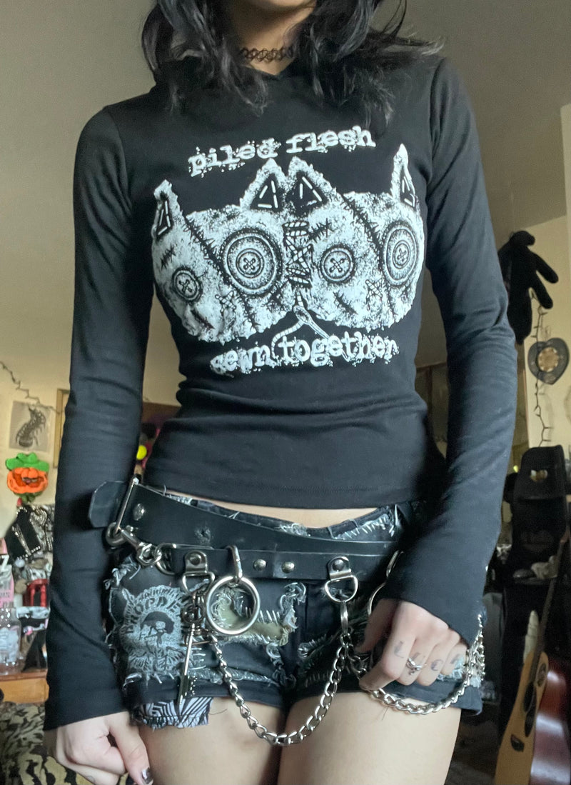 PF “SEWN TOGETHER” SLIM HOODIE