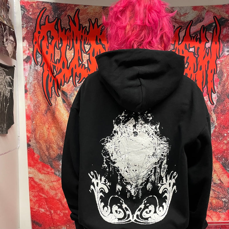 AMULET LOGO DOUBLE PRINT HOODIE