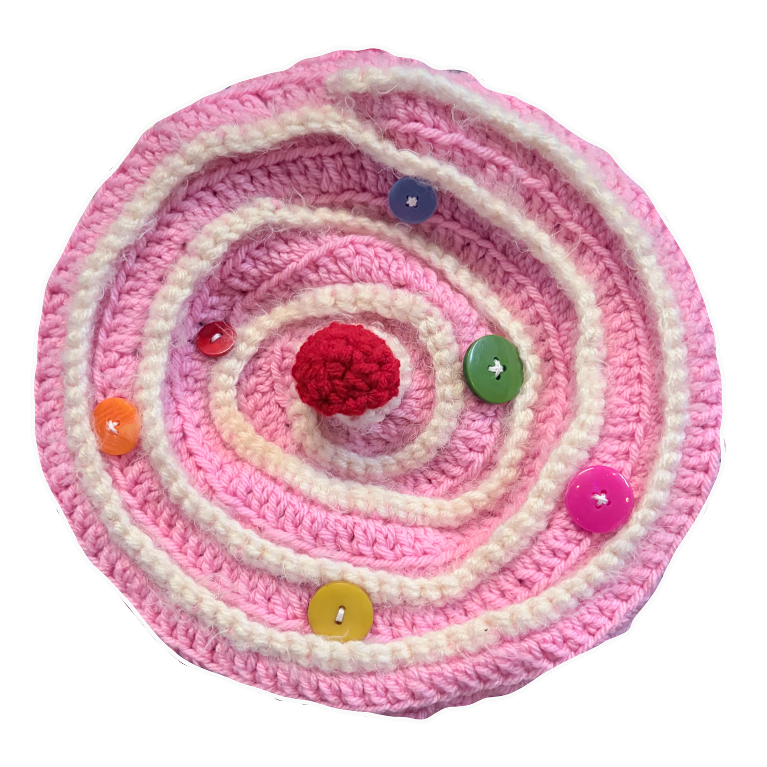 CUTIE PINK CAKE BERET