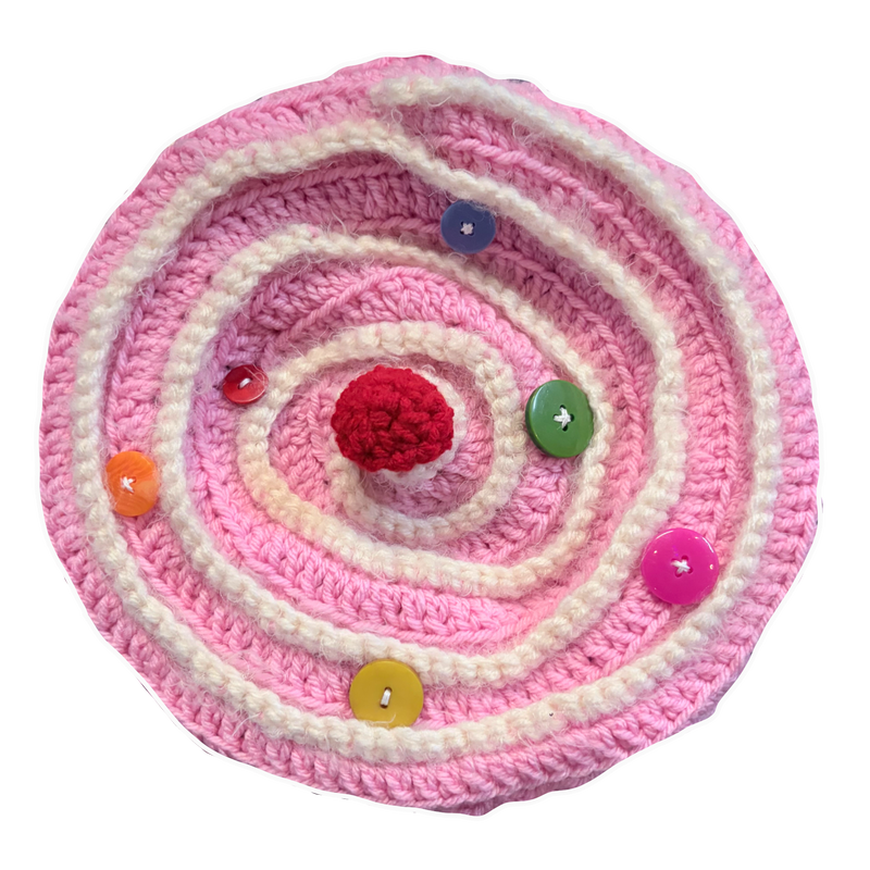 CUTIE PINK CAKE BERET