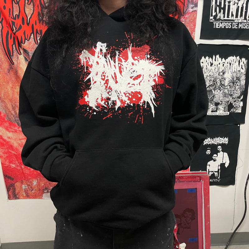 AMULET BLOOD SPATTER DOUBLE PRINT HOODIE