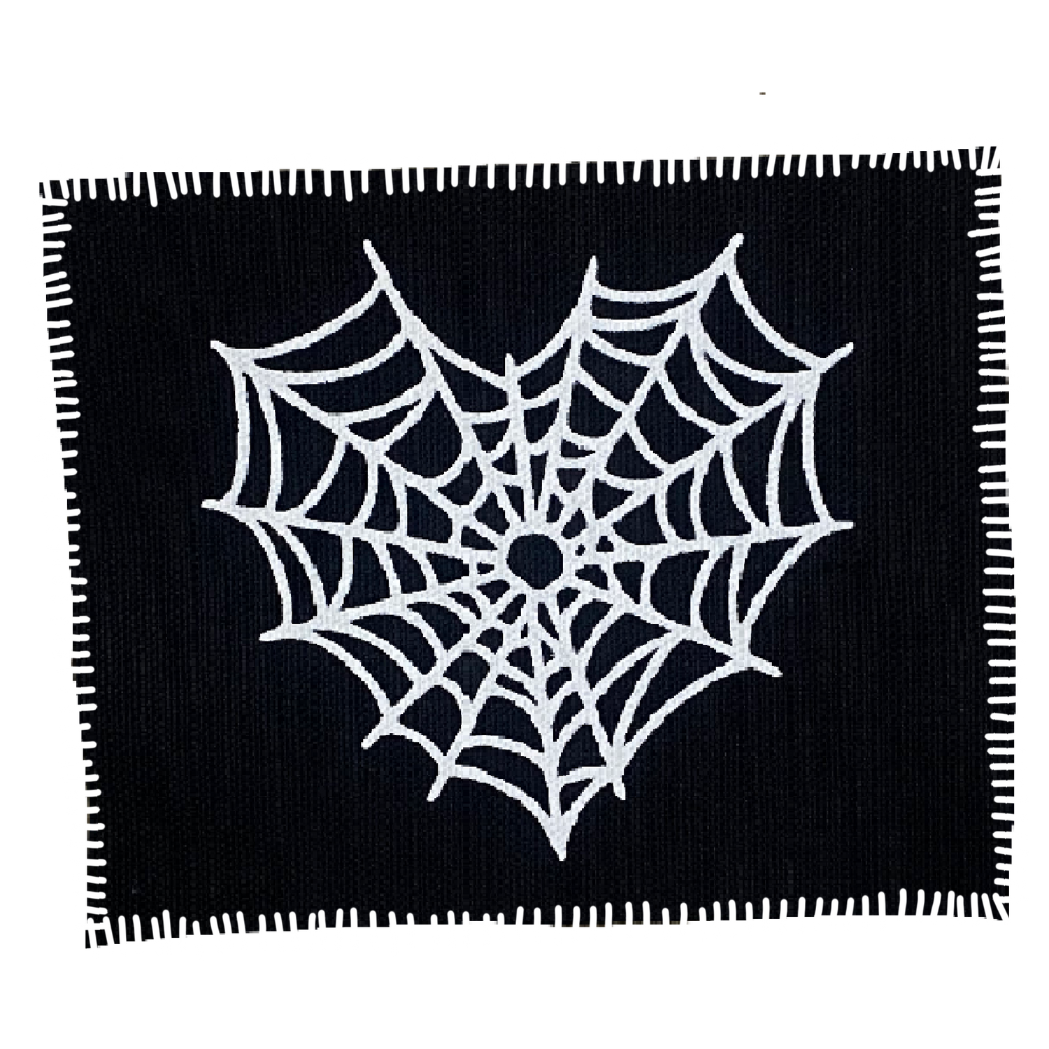 COBWEB HEART PATCH