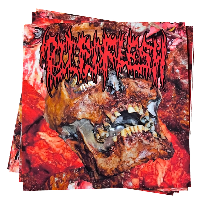 PILED FLESH GORE STICKER