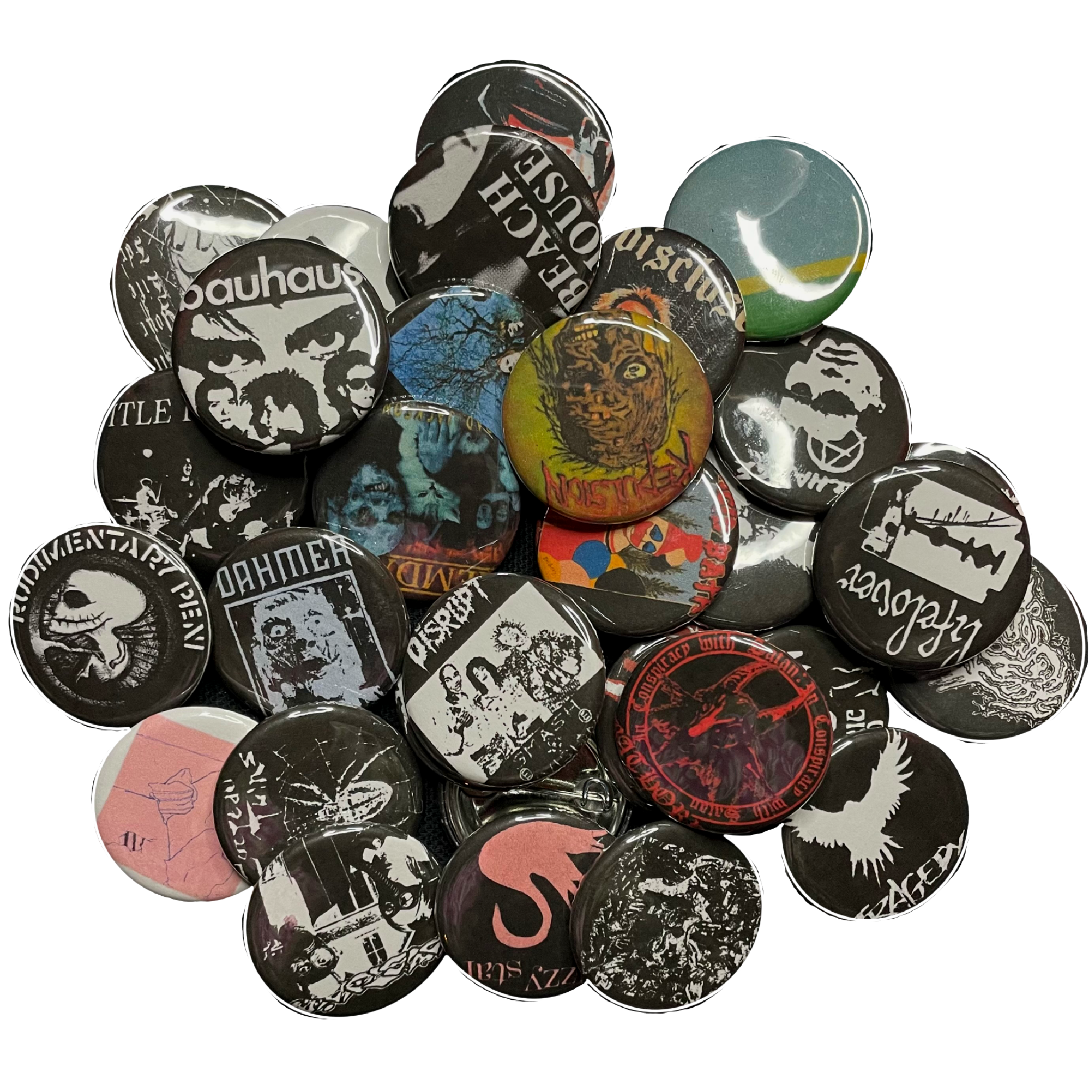 1.25 BAND PINS – PILED FLESH