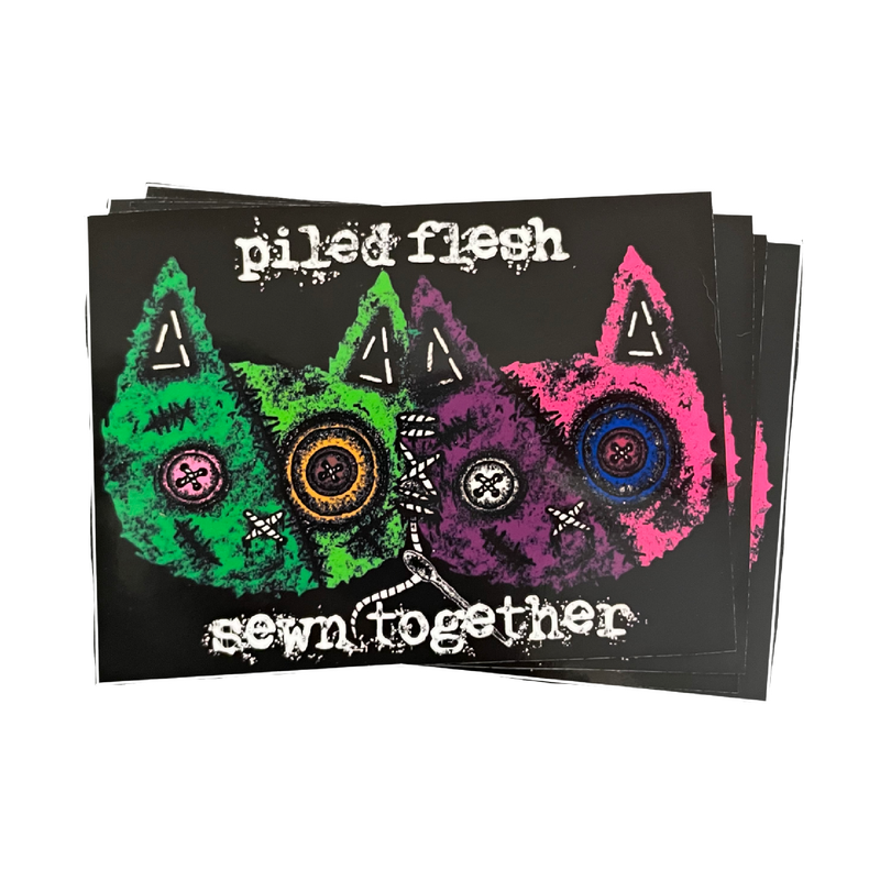 PF SEWN TOGETHER STICKER