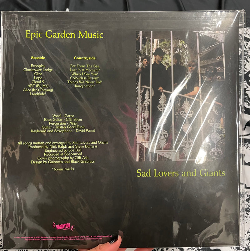 SAD LOVERS & GIANTS - EPIC GARDEN MUSIC VINYL